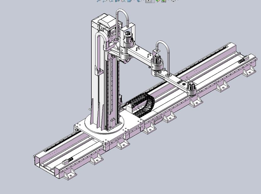 长白ZK-MD-100-2立柱码垛机器手
